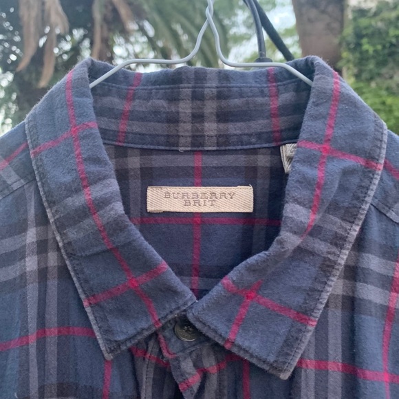 COPY - Burberry Brit Men’s Cotton Check Shirt (MEDIUM) - Picture 5 of 8